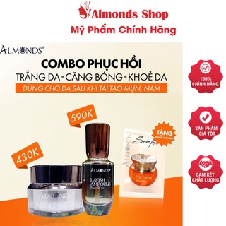Combo phục hồi da căng bóng giúp trẻ hóa mịn da nhanh chóng