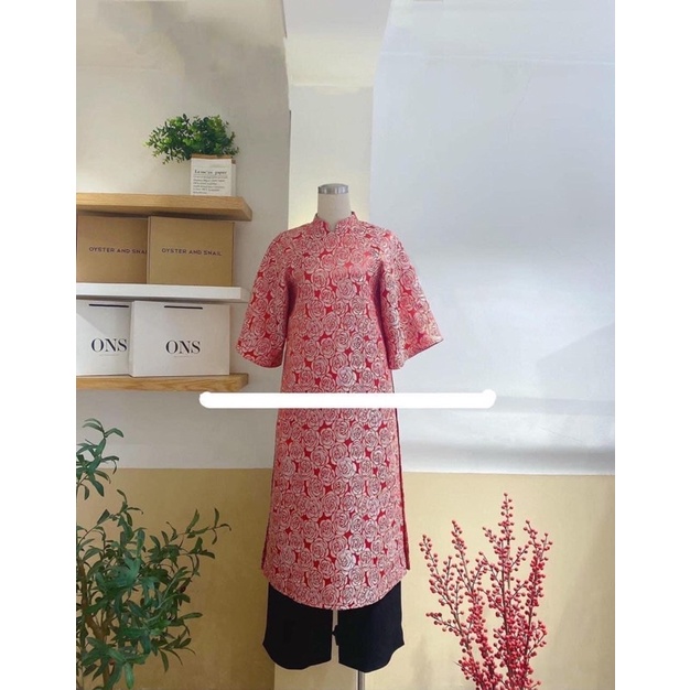 Rập giấy áo dài cách tân tay loe vừa phải ( rập giấy cắt sẵn- không phải là sản phẩm quần áo váy)