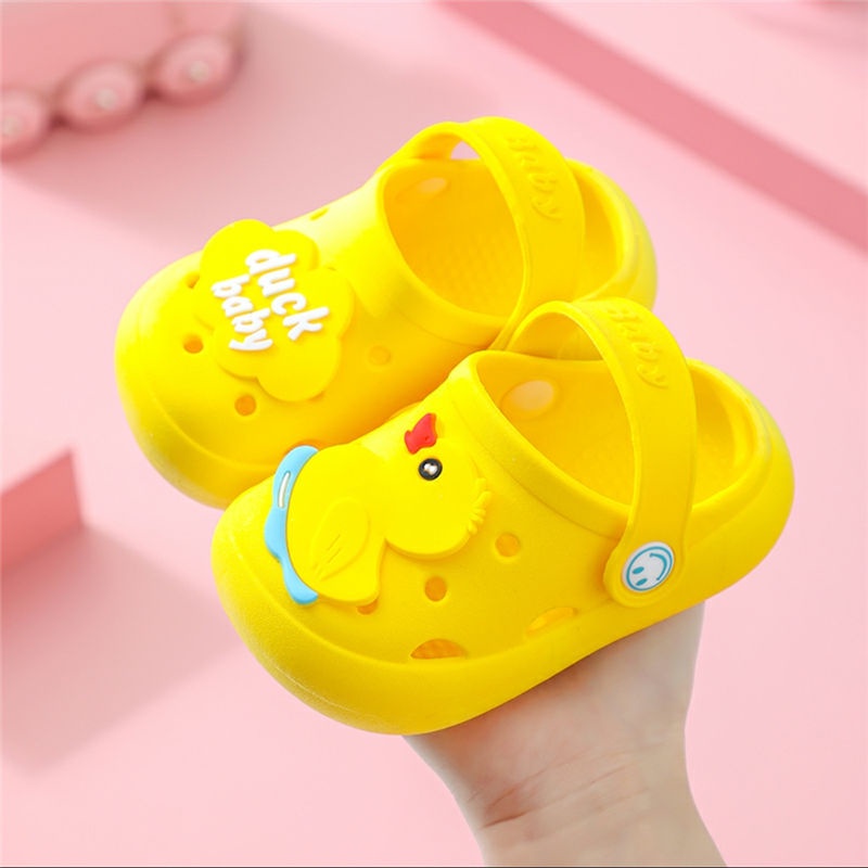 Dép chính hãng dạng sục cross đi trong nhà quai hậu dành cho bé trai bé gái từ 1-6 tuổi, chất liệu nhựa dẻo cao cấp