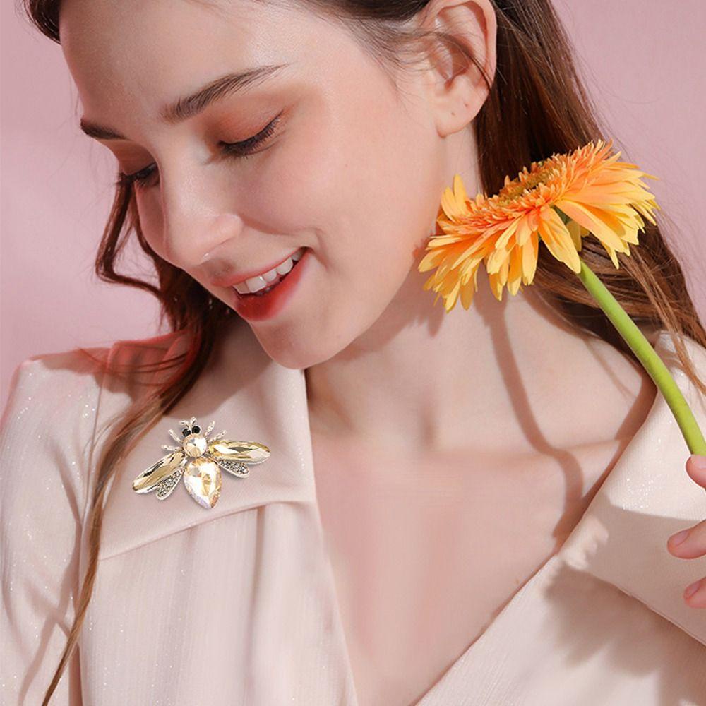 Ghim Cài Áo Hình Chú Ong Phong Cách Cổ Điển Dễ Thương Dành Cho Nữ|Phụ Kiện Quần Áo Chất Lượng Cao