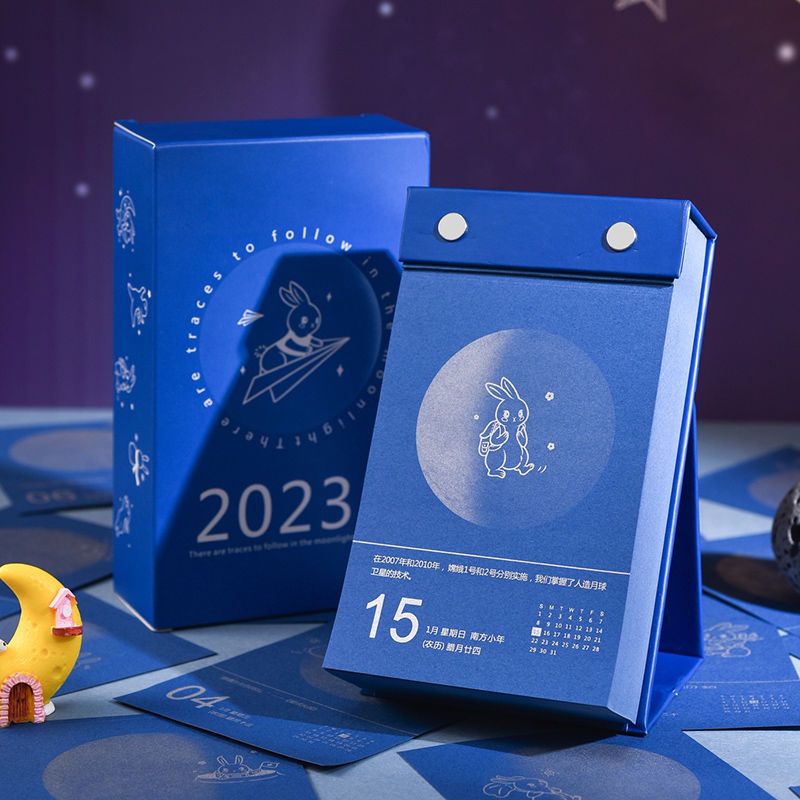 Lịch 2023 Năm 2023 | Lịch Để Bàn Năm 2023 Ghi Chú Tự Ghi Chú Dùng Trang Trí Lãng Mạn