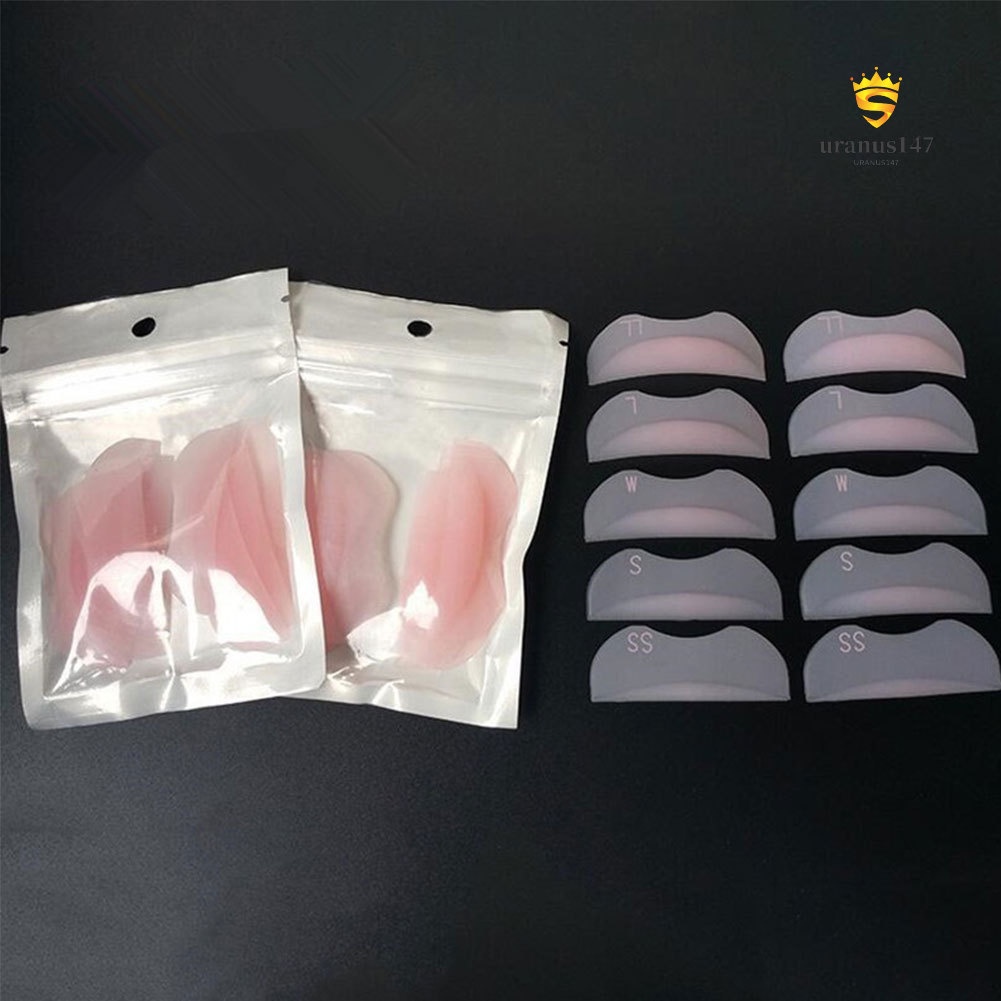 Bộ 10 Miếng Đệm Silicon Bảo Vệ Dụng Cụ Uốn Lông Mi