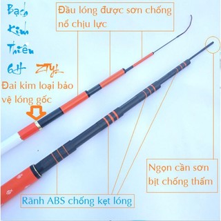 Cần câu tay bạch kinh thiên 6h tặng ngọn phụ