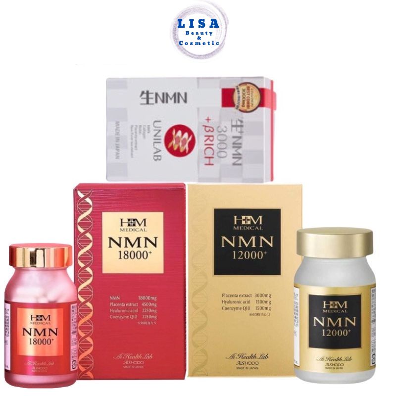 Viên Uống Trẻ Hóa Da HM Medical Aishodo NMN Nhật Bản - Sáng Da, Chống Lão Hóa.