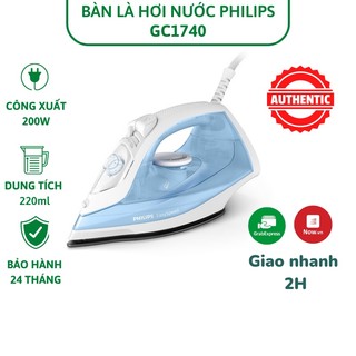 Bàn ủi hơi nước Philips GC1740 - Bảo hành chính hãng 24 tháng