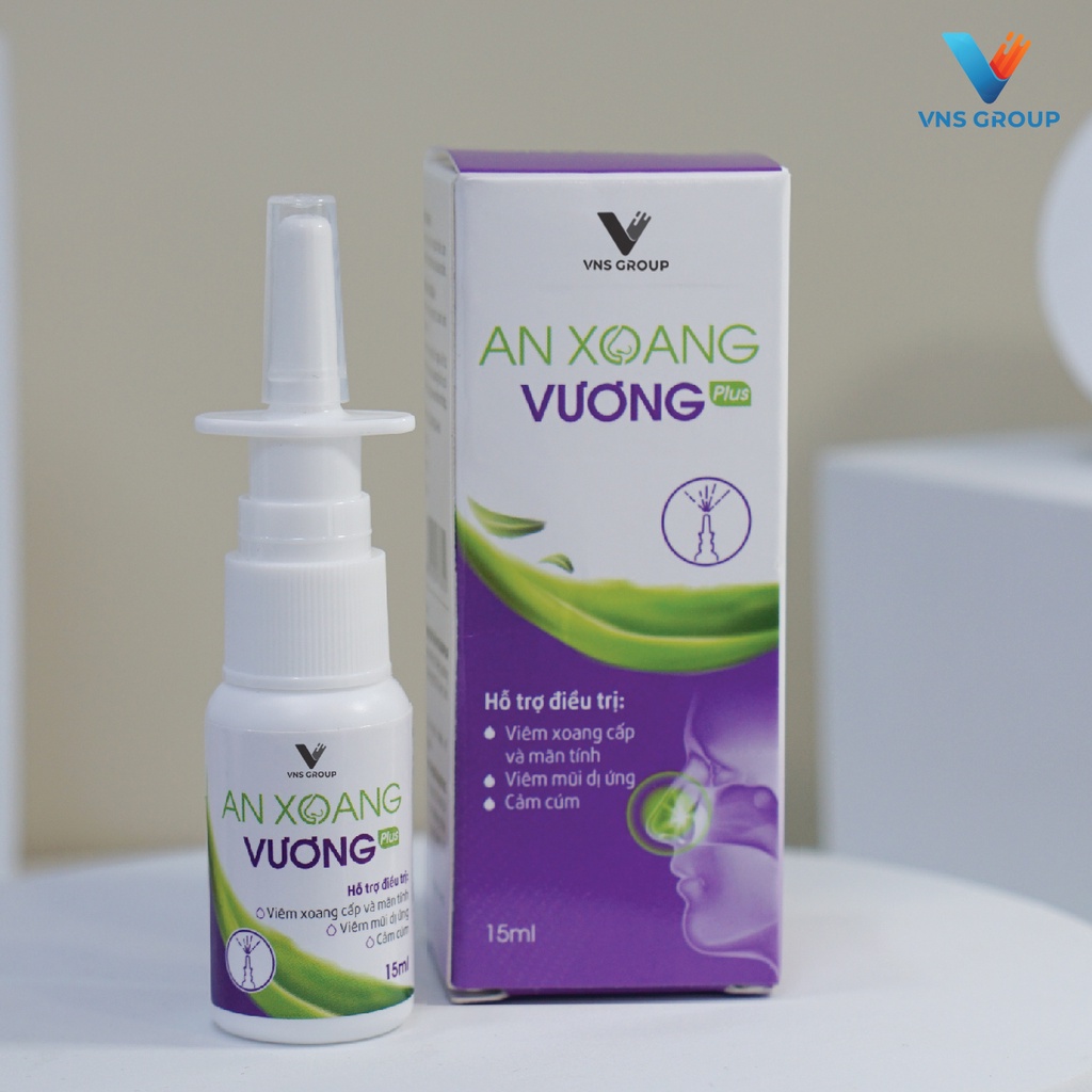 Xịt mũi An Xoang Vương ngăn ngừa xoang cấp và mãn tính lọ 15ml VNS Group