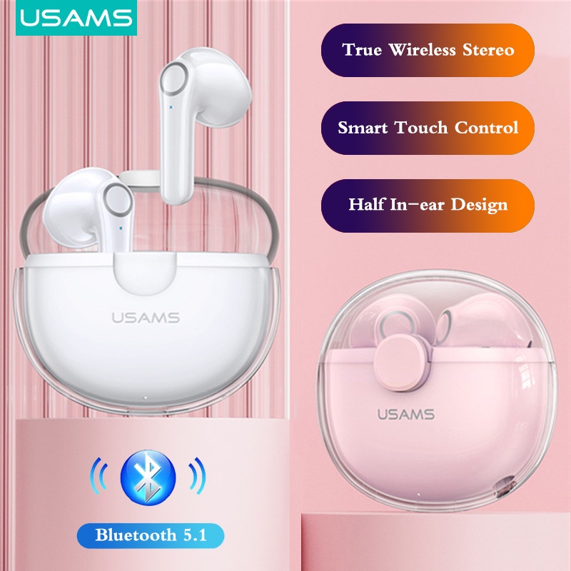 Tai Nghe Nhét Tai USAMS Kết Nối Bluetooth Chống Ồn Kèm Mic Thoại