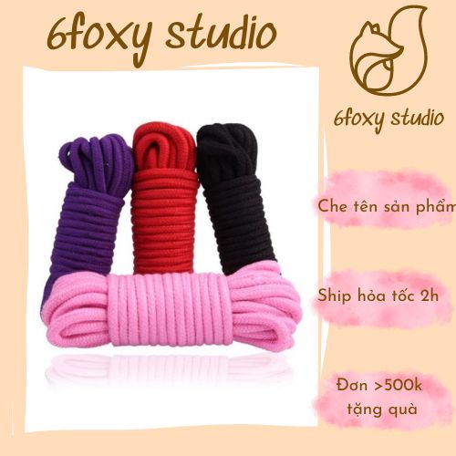 Dây thừng bông mềm mại cosplay 5m dùng buộc hàng