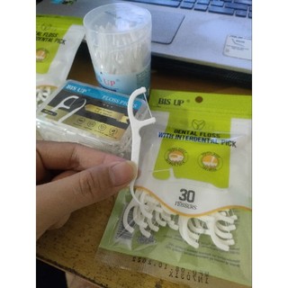 Tăm chỉ nha khoa Bis up túi 30cây Hàn Quốc