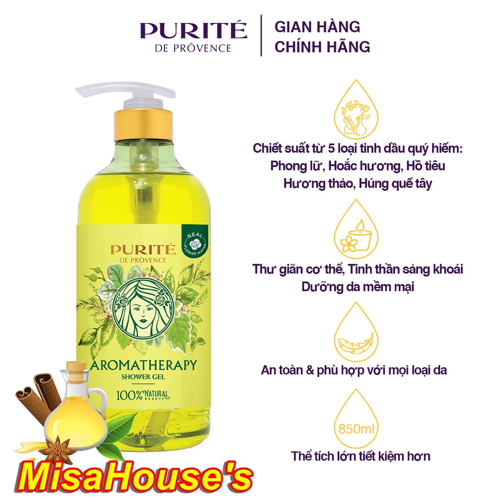 SỮA TẮM PURITE 850ml
