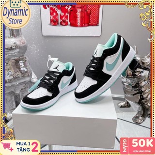 Giày sneaker jd 𝗷𝗼𝗿𝗱𝗮𝗻 𝟭 𝗽𝗮𝗻𝗱𝗮 xanh ngọc cổ thấp jd1 nam nữ..-dynamic store