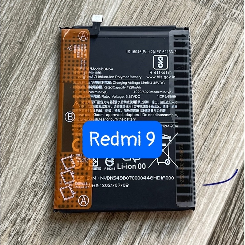 Pin Xiaomi BN54 / Redmi 9, Redmi Note 9, Redmi 10X 4G