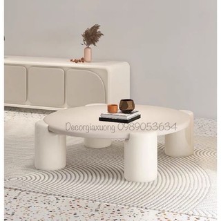 Bàn Sofa, bàn trà dáng tròn/ vuông 80x40 #Decorgiaxuong