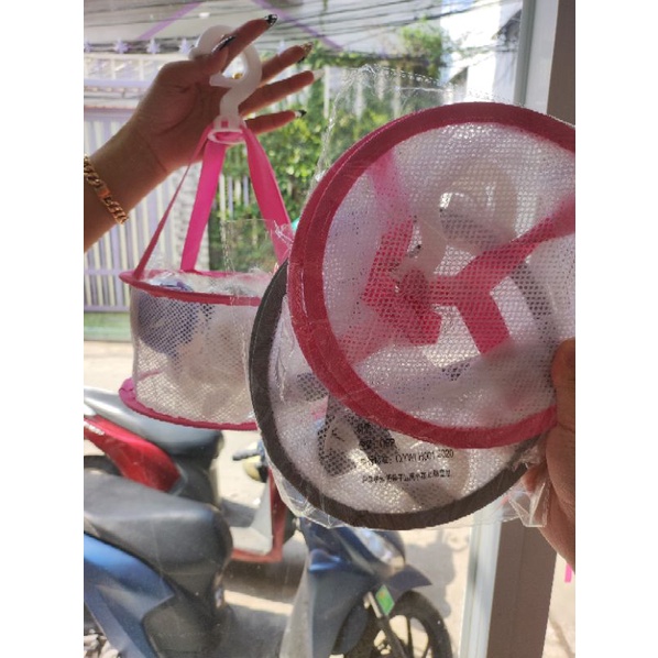 Giỏ lưới phơi khô Búp bê - thú bông - phụ kiện makeup tiện lợi