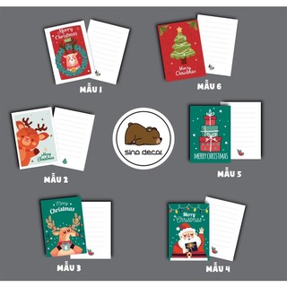 Thiệp noel - giáng sinh dễ thương