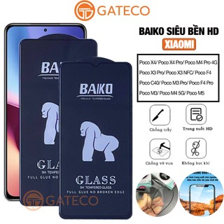 Cường lực xiaomi redmi note 11 pro k30 ultra k40 k50 gaming k20 mi 10T 9T 10a 10c 11s 9 9s poco x4 x3 pro [Baiko]