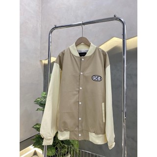 Áo khoác bomber sge tan chất kaki 2 lớp