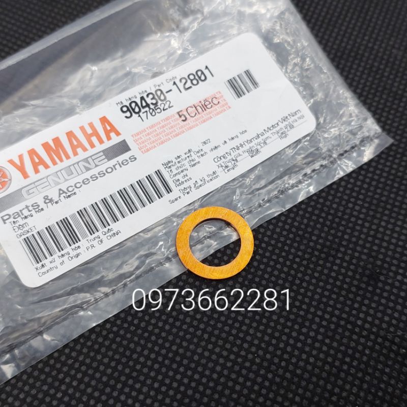 Vòng đệm cảm biến oxy nhiệt độ máy xe EXCITER zin Yamaha