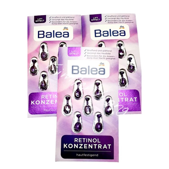 Viên nan Serum dưỡng da BALEA của Đức- Vỉ 7 Viên