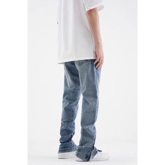 Quần jeans streestyle , quần jeans nút gài D1072, jeans đường phố