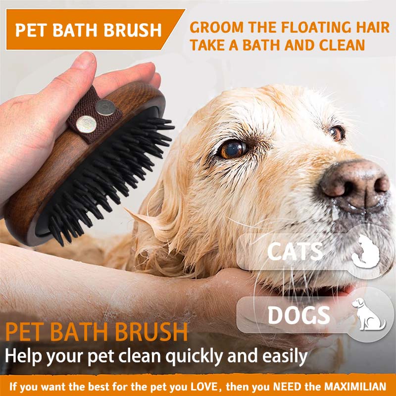 HamshMoc Bàn ChảI Lông BằNg Cao Su, GiúP GiảM Stress Cho Thú Cưng