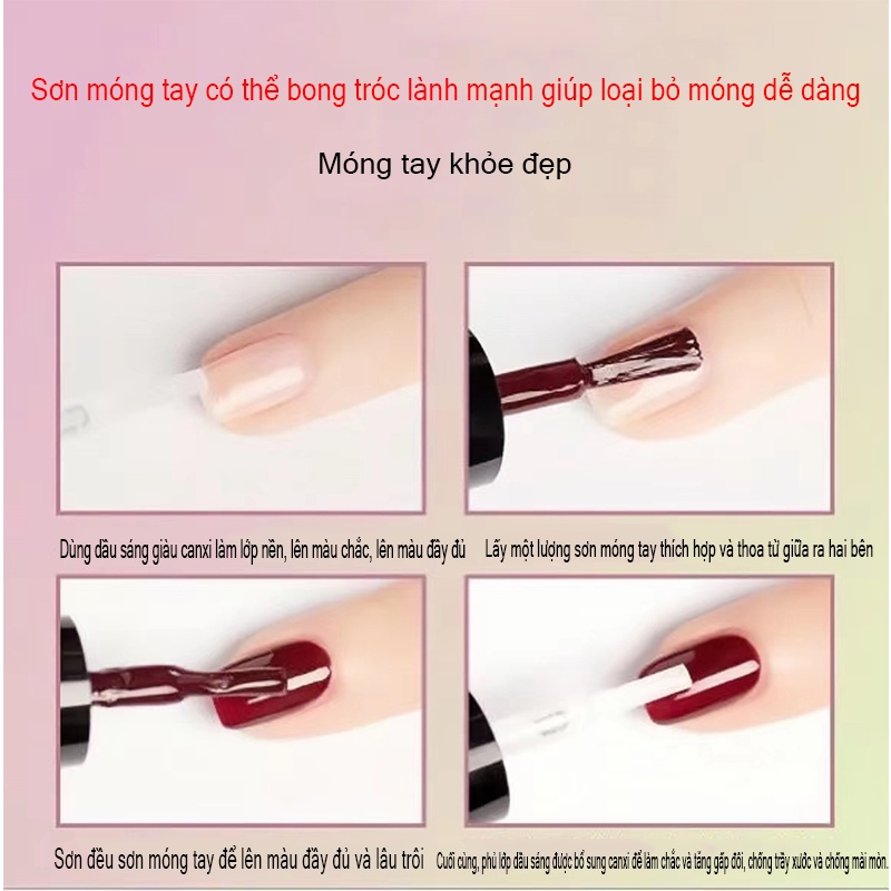 HONEY Sơn Móng Tay Sang Trọng - 20 Màu Thời Trang Siêu Hot Màu, Bộ 5 Màu Sơn Móng Tay Khô Nhanh Chóng Không Dễ Rơi Ra
