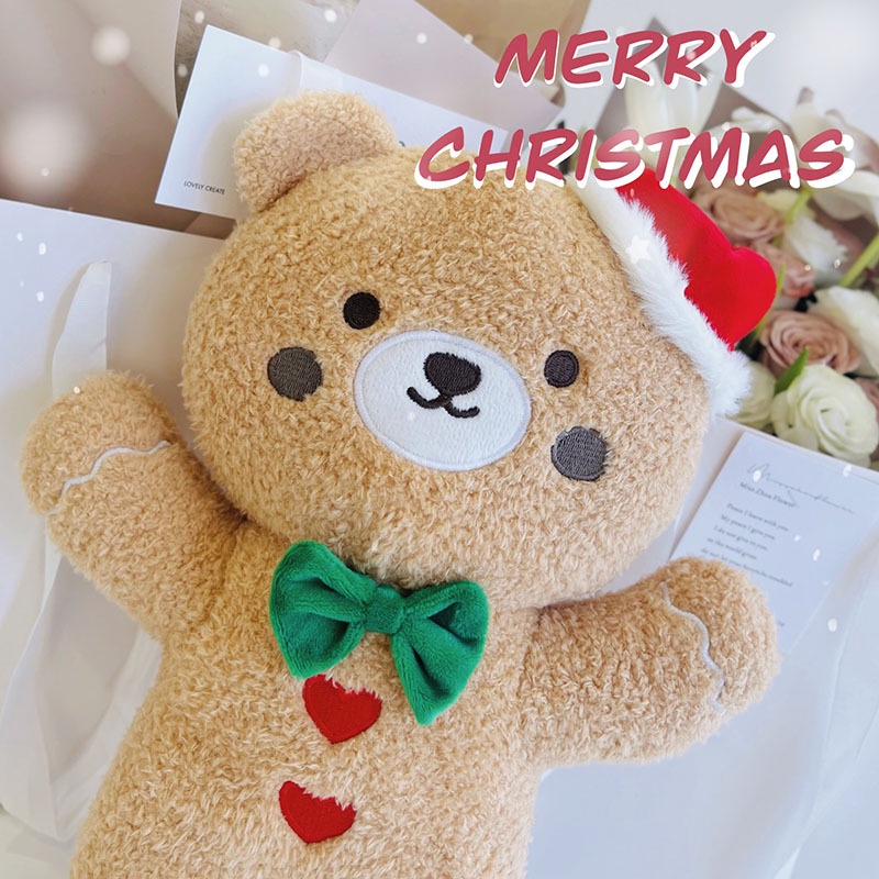 Thú Nhồi Bông Hình Gấu Bánh Mì Gừng Dễ Thương Cho Bé