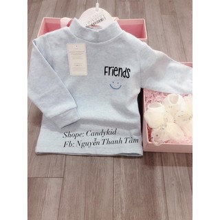 Áo nỉ nhung moon siêu mềm ấm cho bé 6m-3y