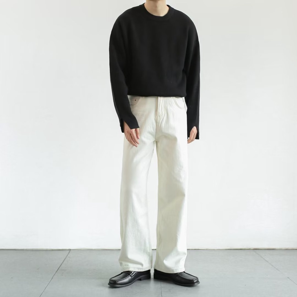 Áo Sweater Dài Tay Thời Trang Hàn Quốc Dành Cho Nam