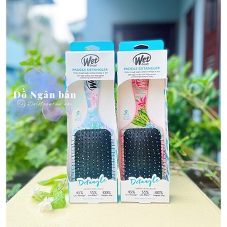Lược chải tóc WetBrush Paddle Detangler Cactus Flowers