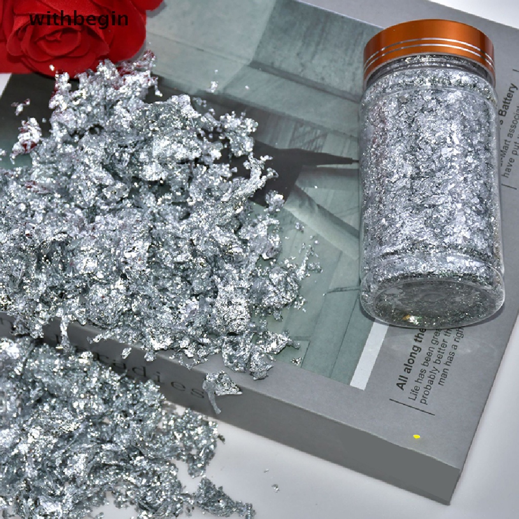 1 Lá Vàng / Bạc 2g Dùng Trang Trí Móng Tay Nghệ Thuật