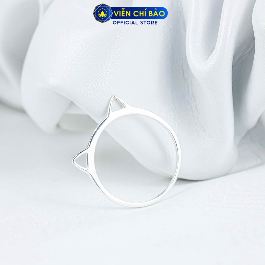 Nhẫn bạc nữ linh miêu chất liệu bạc 925 thời trang phụ kiện trang sức Viễn Chí Bảo N400881