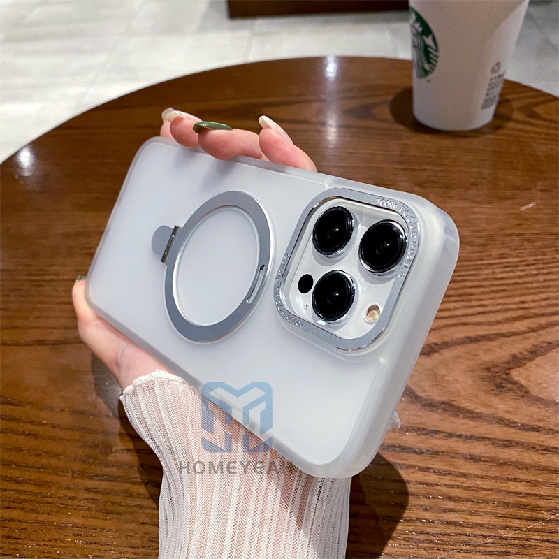 Ốp Điện Thoại Cứng Nhám Tích Hợp Sạc Không Dây Có Nam Châm Cho iPhone 14 13 Pro Max 14 Plus ip14 ip13pro