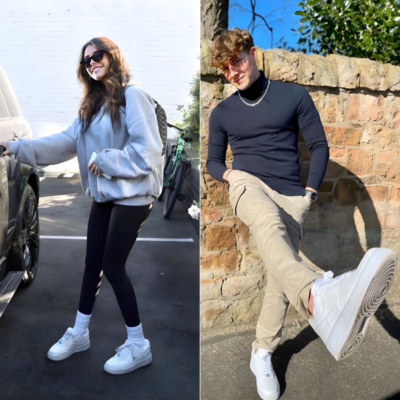 GIÀY SNEAKER AIR FOR ONE TRẮNG CAO CẤP KÈM COMPO QUÀ TẶNG GIÁ TRỊ