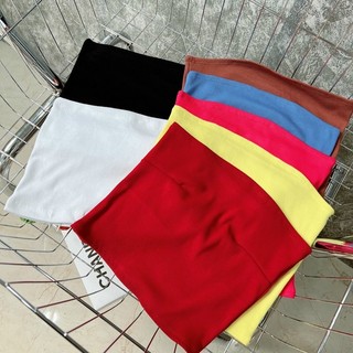 Áo Ống Croptop Chất Borip Co Giãn Thoáng Mát Basic