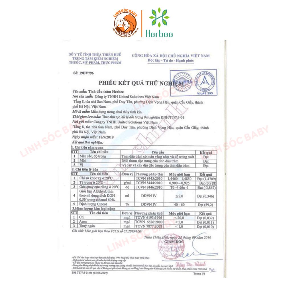 Combo Dầu tràm - Kem rạn da Herbee