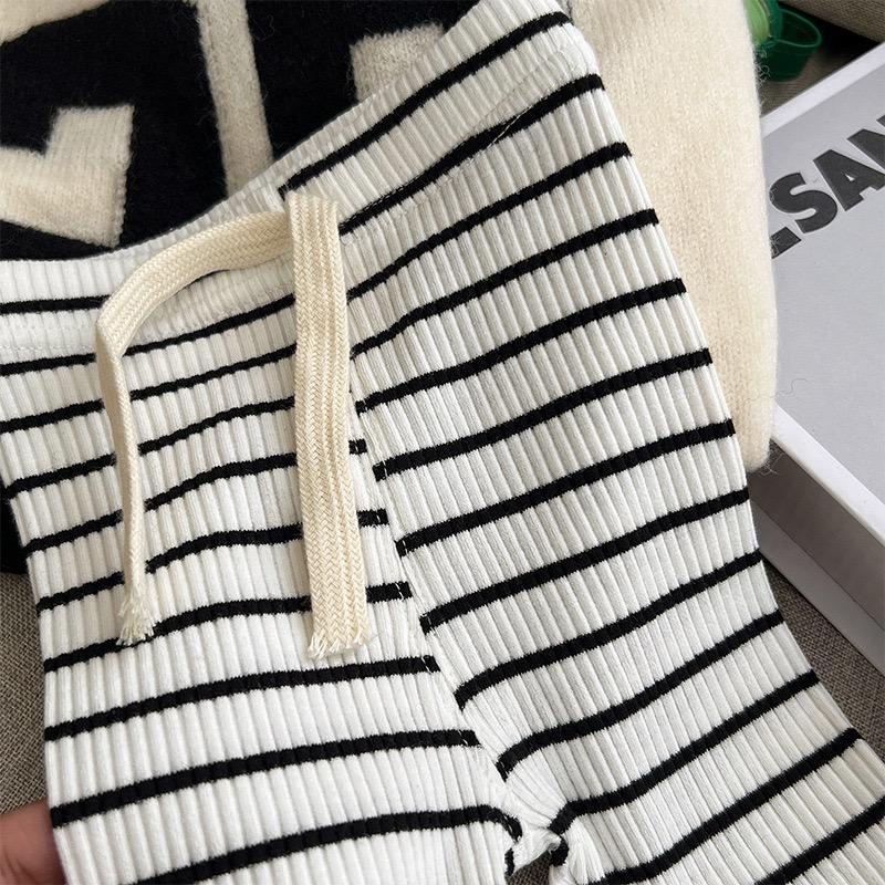 Quần legging bé gái gân sọc QG515 sz 90-140, quần legging cho bé thời trang, co dãn 4 chiều