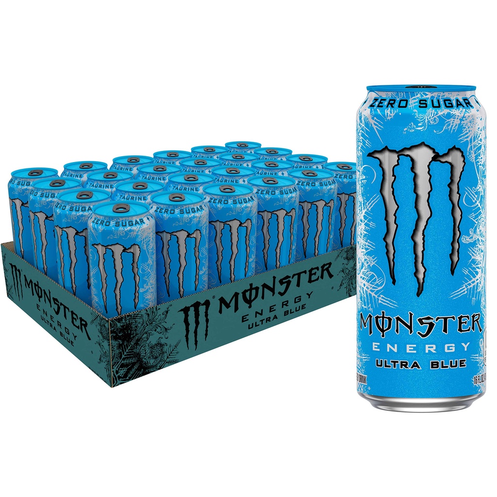 Nước Tăng Lực Không Đường Monster Ultra Mỹ 473ml