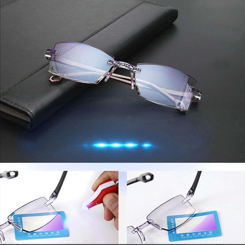 Kính Mát Không Gọng Chống Tia Bức Xạ Thời Trang