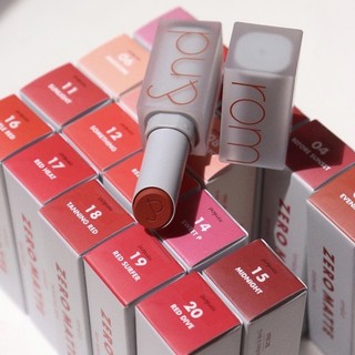 [Màu 01-23] Son thỏi lì Romand Zero Matte Lipstick Muteral Nude