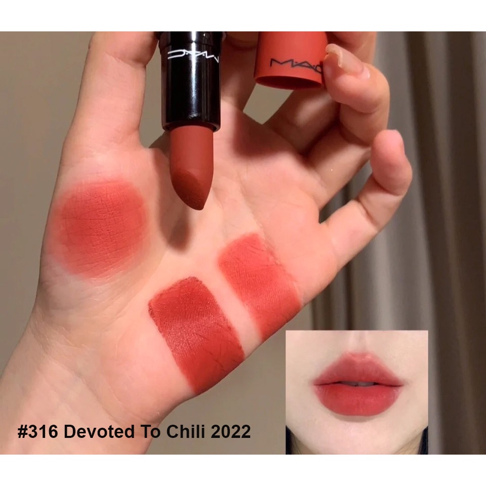 Son môi MAC Powder Kiss Lipstick 925 marrakesh-mere full 3g mới 2021, Lipstick Offical Store