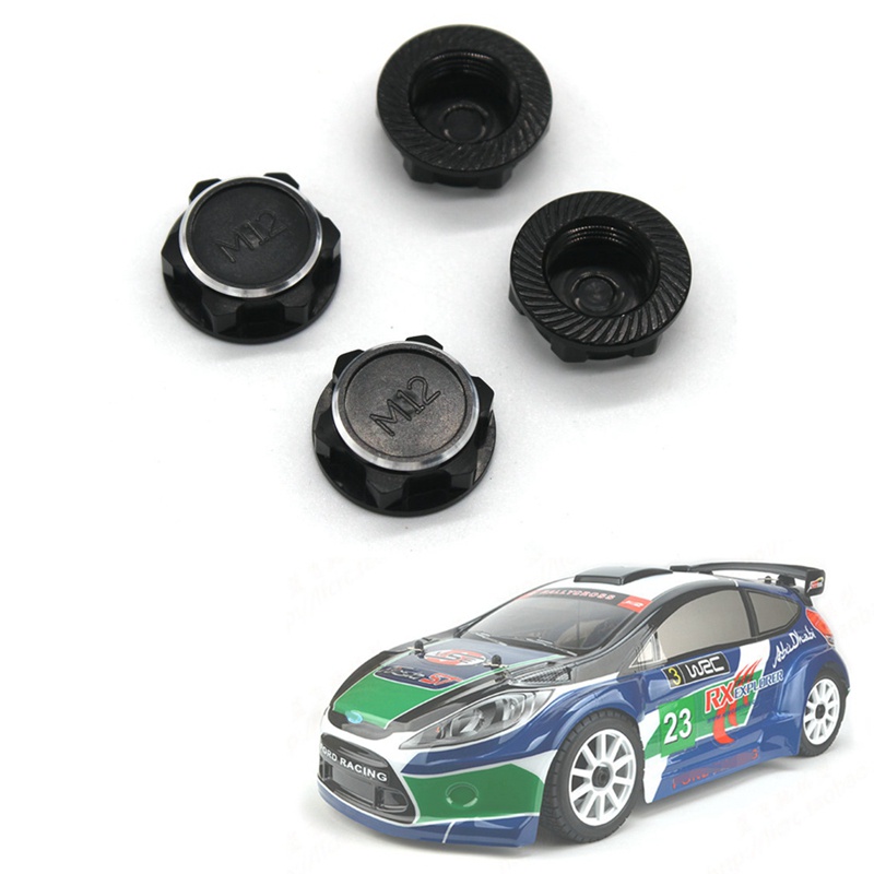 Bộ 4 Đai Ốc Lục Giác 17mm M12 Bằng Kim Loại Cho Xe Điều Khiển Từ Xa 1 / 7 King Motor KM RC Rally Car Arrma Mojave