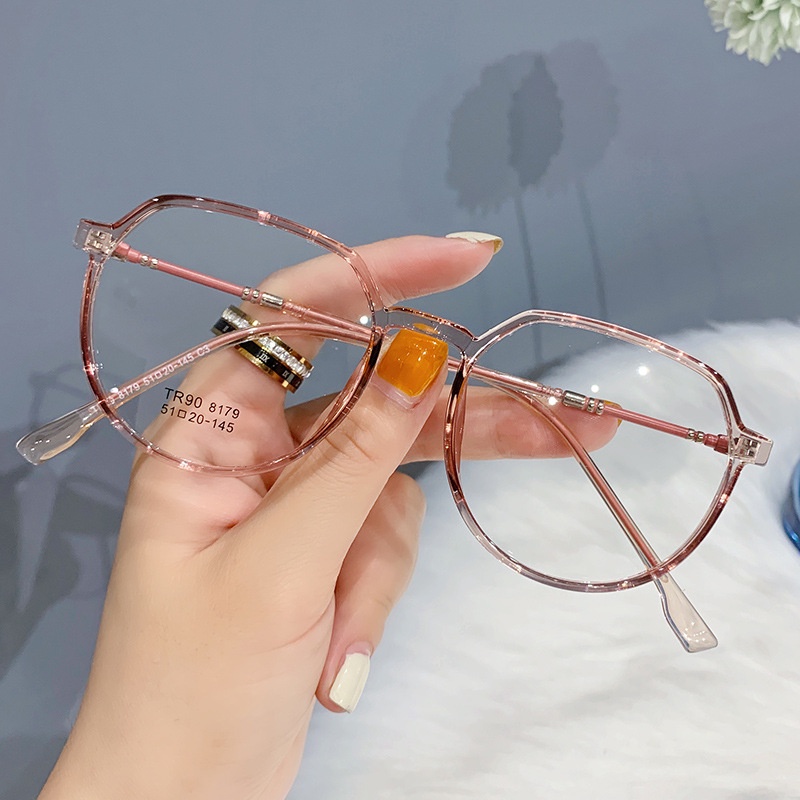 Mắt Kính TR90 Chống Bức Xạ Phong Cách Hàn Quốc Dành Cho Nữ