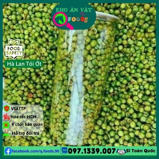 Đậu hà lan rang tỏi ớt 500gr hũ pet tiện dụng hà lan sấy muối
