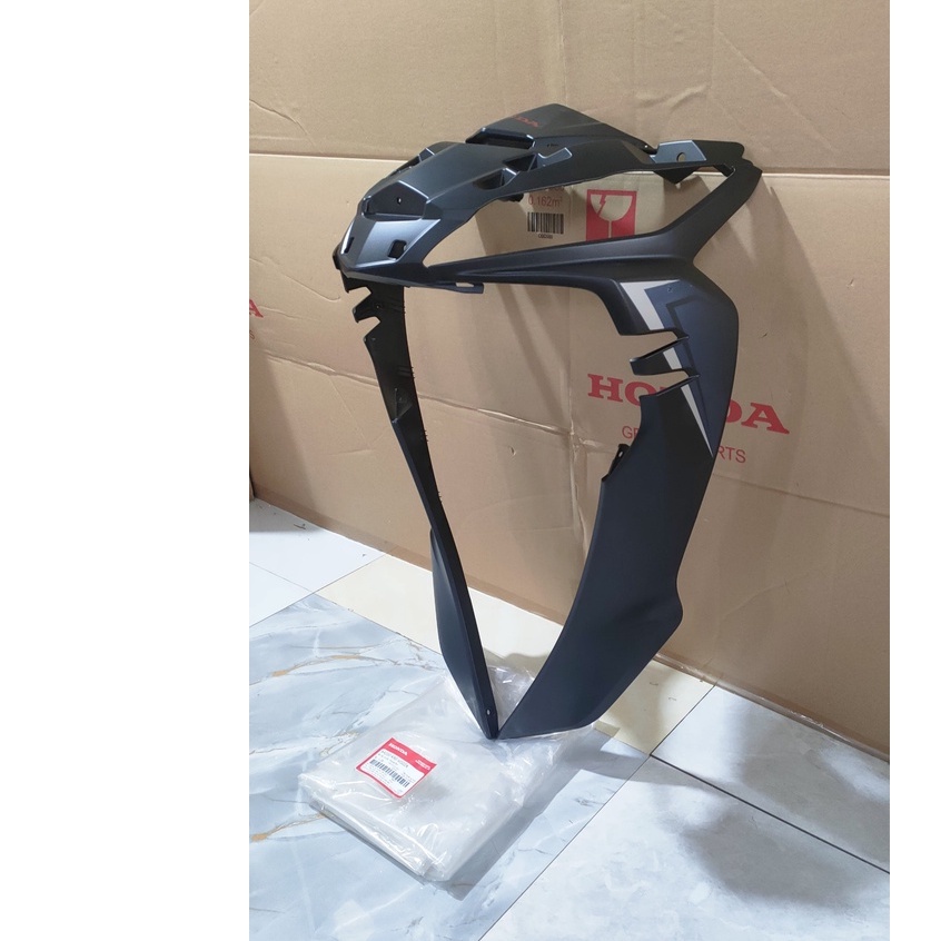 Bộ ốp trước - quây nạ trước HONDA WAVE RSX110 năm 2019 màu Đen nhám.  *TYPE8* *PB420* 64200K90VG0ZA