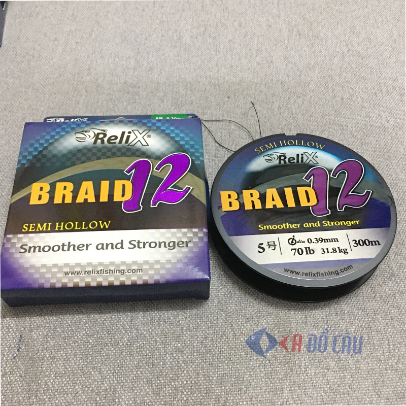 Dây PE 12 lõi Indonesia relix Braid12 300M