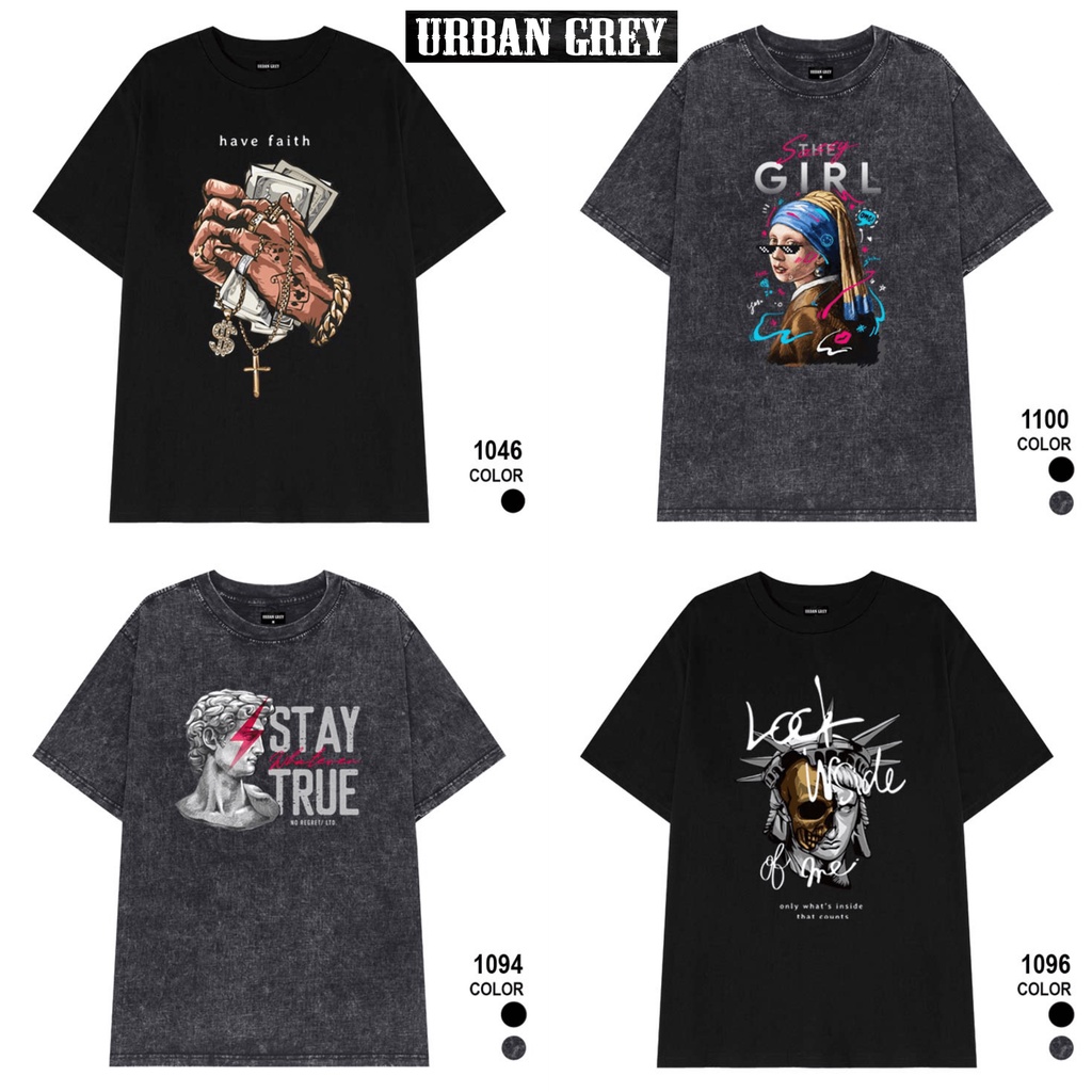 Áo thun Local Brand URBAN GREY tay lỡ, form rộng - BST Street Style B