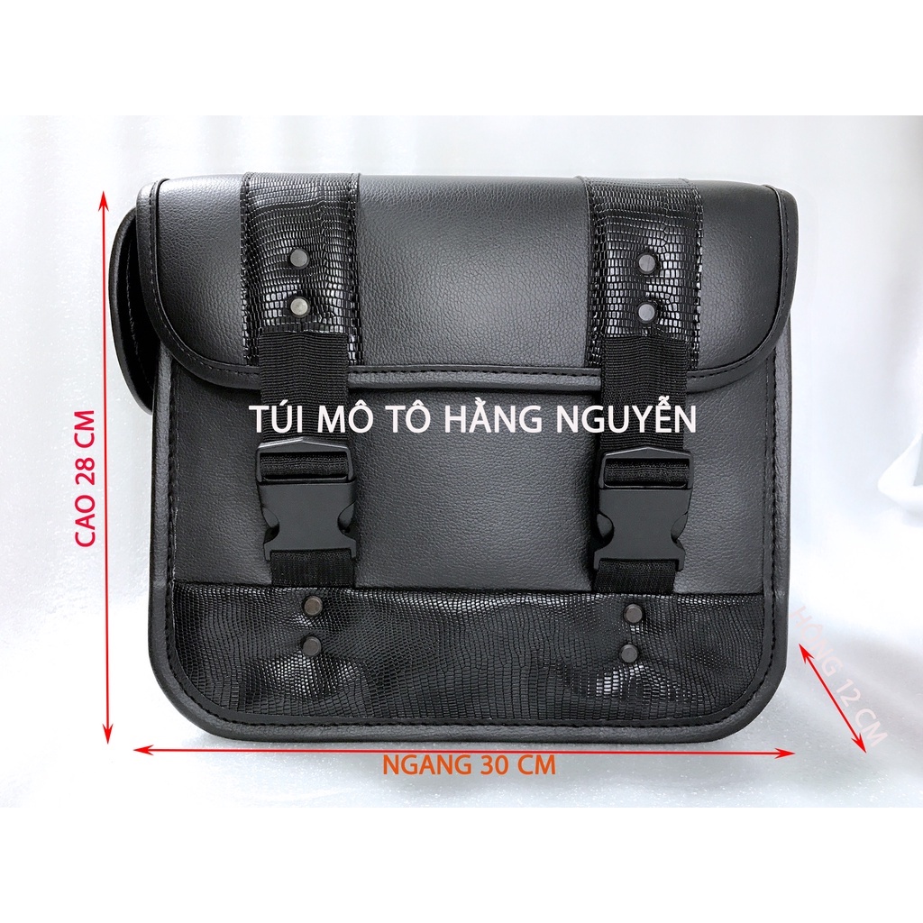 CẶP TÚI TREO HÔNG WOL 30A1 VUÔNG TREO ĐƯỢC NHIỀU LOẠI XE