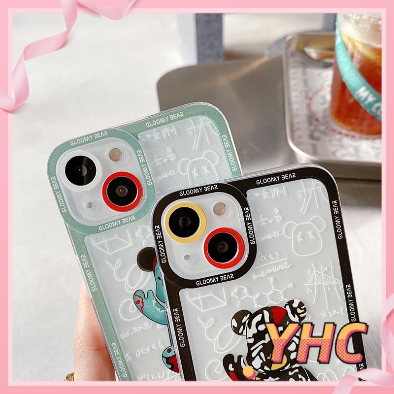 ốp iphone Họa Tiết Gấu Vui Nhộn tương thích iPhone 6s 6splus 7 7plus 8 8plus X XS 11 12 Pro Max Plus Promax-427