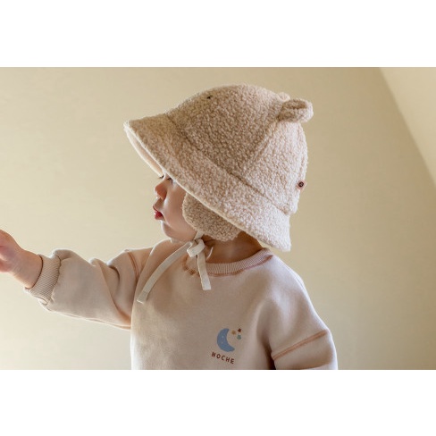 Happy Prince Mũ lông gấu cho bé Hàn Quốc